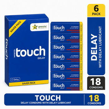 Touch Delay Condom Blue Pack of 6 Price in Pakistan